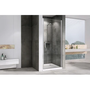 Душевая дверь в нишу Abber Sonnenstrand AG04060 60х195 хром, стекло прозрачное