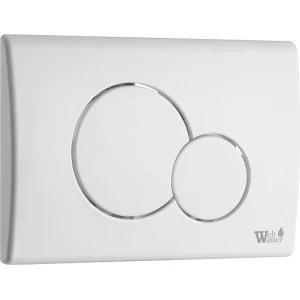 Кнопка смыва WeltWasser Marberg 507 RD GL-WT 10000010236, белая глянцевая
