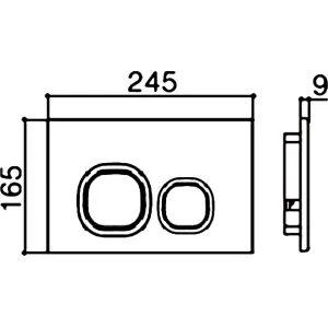 Кнопка смыва WeltWasser Amberg RD-WT 10000005629, белая