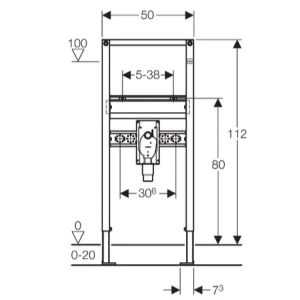 Инсталляция для умывальника Geberit Duofix 111.480.00.1