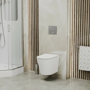 Инсталляция для унитаза Grossman 980.T1.04.110.110, кнопка матовый хром