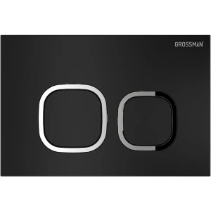 Кнопка смыва Grossman Cosmo 700.K31.02.210.210, черный матовый
