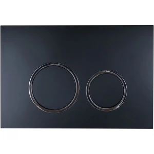 Кнопка смыва Esbano KRG-11MB, черный матовый