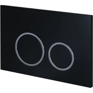 Кнопка смыва Esbano KRG-11MB, черный матовый