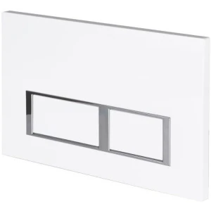 Кнопка смыва Esbano PRK-12GW, белый глянец