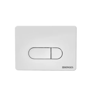 Кнопка смыва Berges Novum D1 040031, белая