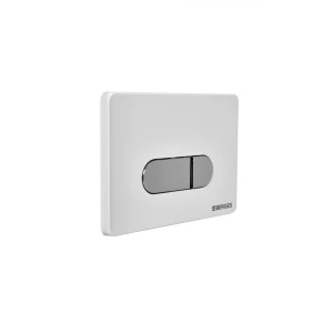 Кнопка смыва Berges Novum D7 040037, белая/хром глянец