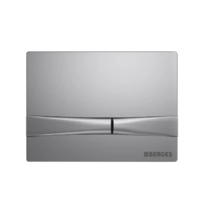 Кнопка смыва Berges Novum F2 040052, матовый хром