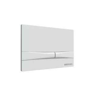 Кнопка смыва Berges Novum F4 040054, Soft Touch белая