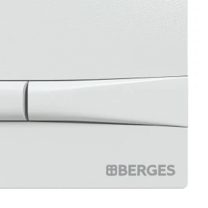 Кнопка смыва Berges Novum F4 040054, Soft Touch белая