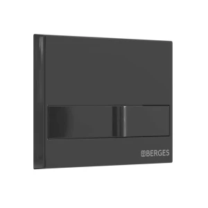 Кнопка смыва Berges Novum L6 040016, черная глянец