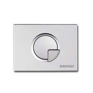 Кнопка смыва Berges Novum R2 040022, матовый хром