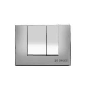 Кнопка смыва Berges Novum S2 040042, матовый хром