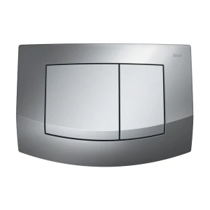 Кнопка смыва TECE 9240254 для унитаза TECEambia, рамка хром глянцевый, клавиши хром матовый