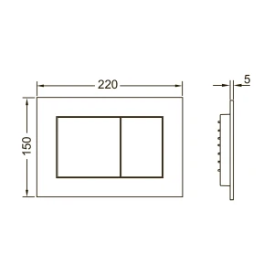 Кнопка смыва TECE 9240417 для унитаза TECEnow, белая матовая