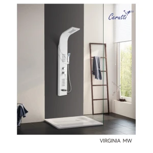 Душевая панель Cerutti SPA Virginia MW CT9982 белый мрамор
