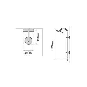 Душевая панель Valentin I-Deco LUX белая