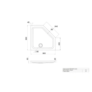 Поддон для душа Triton ПД28 90x90