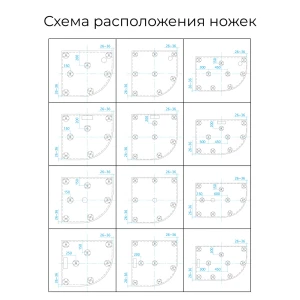 Поддон для душа RGW Stone Tray ST/R-Tr 90x90 терракот