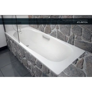 Стальная ванна BLB Atlantica B80A 180x80 с отверстиями для ручек