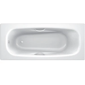 Стальная ванна BLB Universal Anatomica HG B55L 150x75 с шумоизоляцией, с отверстиями д/ручек