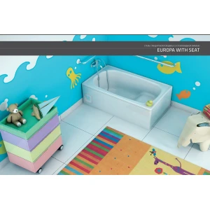 Стальная ванна BLB Europa B05E 105x70, сидячая