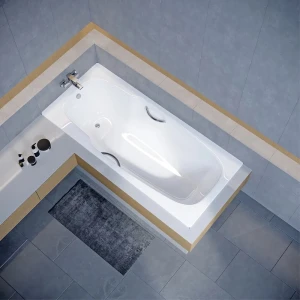 Стальная ванна Koller Pool Atlantica 180x80 B80JTI00E с отверстиями для ручек