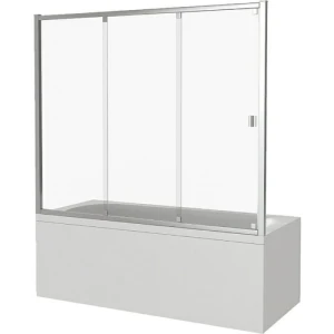 Шторка на ванну Good Door Screen WTW-150-C-CH 150x140