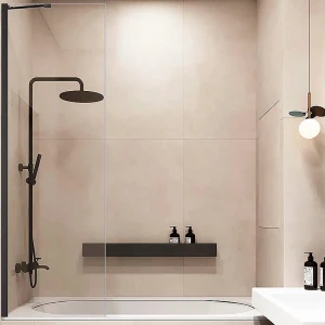 Шторка на ванну Veconi Palau PL-84B 100x150