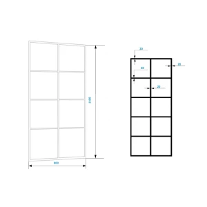 Шторка на ванну Cerutti SPA Muza 80x140