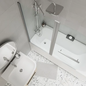 Шторка на ванну Parly F03 120x130