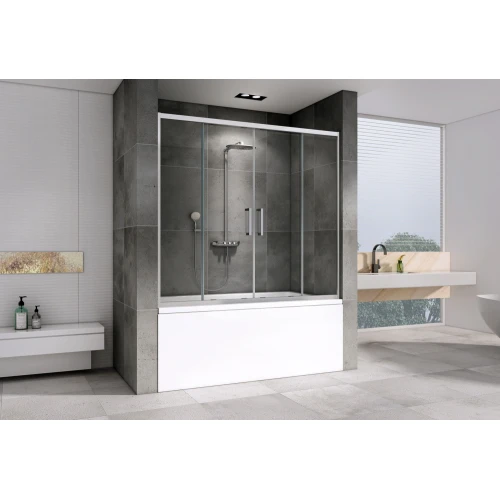 Шторка на ванну Abber Schwarzer Diamant AG57160 160x140