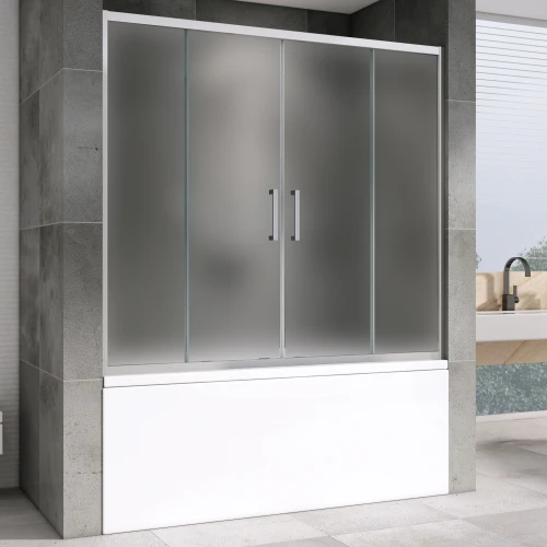 Шторка на ванну Abber Schwarzer Diamant AG57160M 160x140