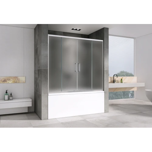 Шторка на ванну Abber Schwarzer Diamant AG57160M 160x140