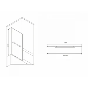 Шторка на ванну Abber Immer Offen AG70080B 80x140