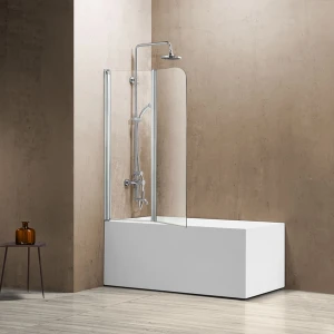 Шторка на ванну Vincea VSB-12114CL 114x140