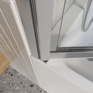 Шторка на ванну BelBagno LUCE-VF-11-90/145-C-Cr 90x145