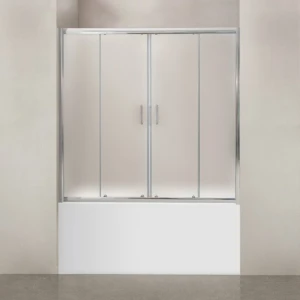 Шторка на ванну BelBagno UNO-VF-2-170/145-P-Cr 170x145