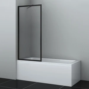 Шторка на ванну Wasserkraft Abens 20W01-80 MB Fixed WasserSchutzz 80x160