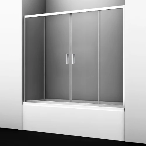 Шторка на ванну Wasserkraft Lippe 45S02-170 170x150