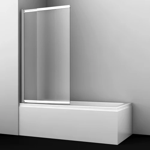 Шторка на ванну Wasserkraft Main 41S02-100L Matt glass 100x140