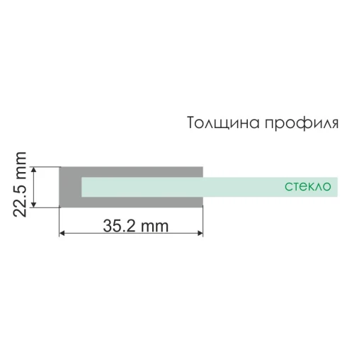 Шторка на ванну Wasserkraft Main 41S02-80 WasserSchutz 80x140