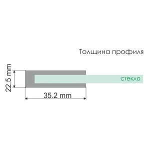 Шторка на ванну Wasserkraft Main 41S02-80 80x140