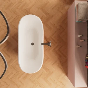 Акриловая ванна Frank F6104 White/Red 170x75