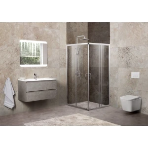 Душевой уголок BelBagno UNIQUE-A-2-75/90-C-Cr 90х90 стекло прозрачное