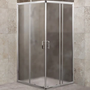 Душевой уголок BelBagno UNIQUE-A-2-75/90-P-Cr 90х90 стекло рифленое