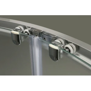 Душевой уголок BelBagno UNO-195-R-2-95-P-Cr 95х95 стекло рифленое