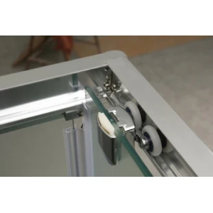 Душевой уголок BelBagno UNO-AH-1-120/80-P-Cr 120х80 стекло рифленое