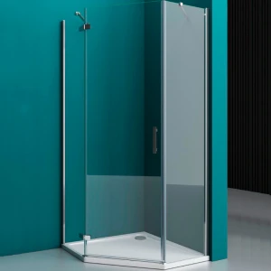 Душевой уголок BelBagno KRAFT-P-1-80-C-Cr-L 80х80 стекло прозрачное