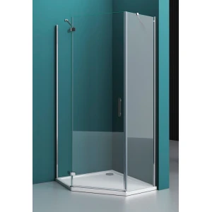 Душевой уголок BelBagno KRAFT-P-1-80-C-Cr-L 80х80 стекло прозрачное